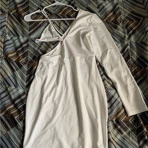 White cutout Shein dress